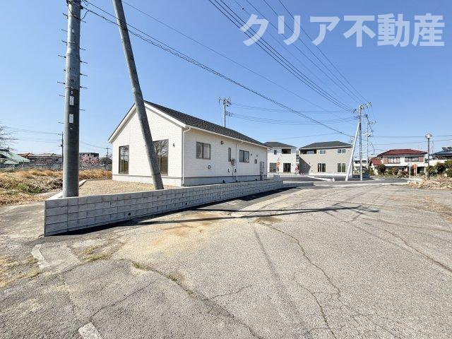 【前面道路含む現地写真】 | 前橋市北代田町新築1号棟