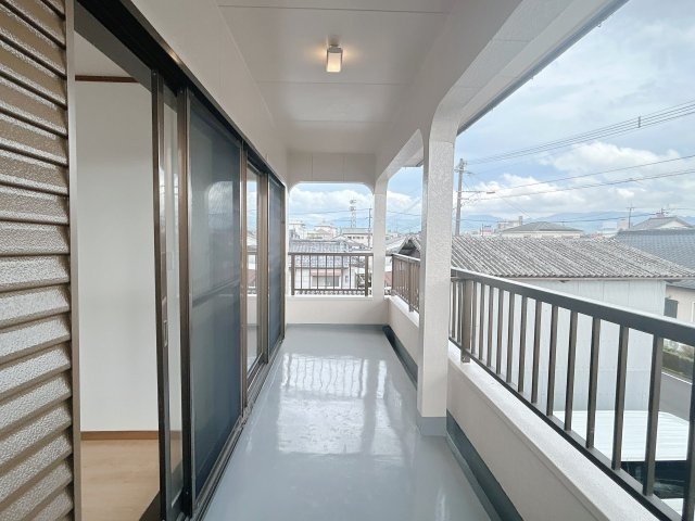 都城市下川東２丁目の中古一戸建のバルコニー