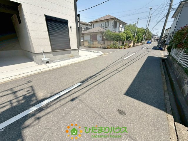 久喜市栗原２丁目3期　新築一戸建ての前面道路含む現地写真|2026/4/24　撮影