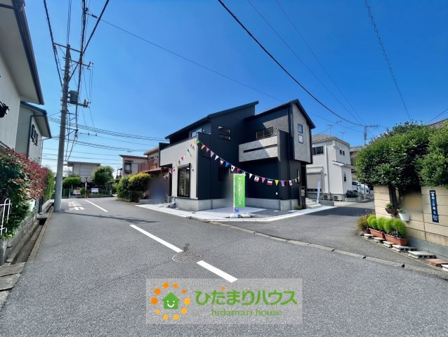 久喜市栗原２丁目3期　新築一戸建ての前面道路含む現地写真|見通しの良い前面道路です！