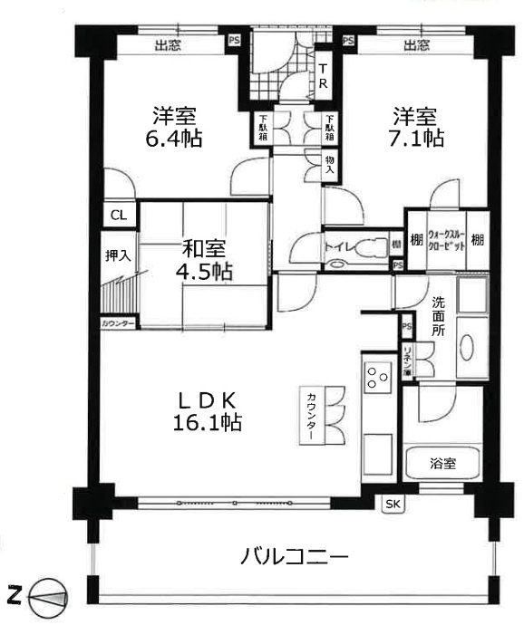 レピア垂水五色山の間取り