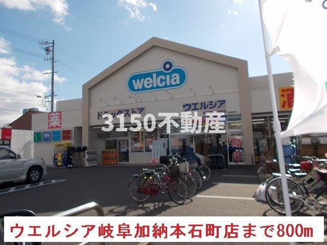 ロワイヤル城南の周辺|ウエルシア岐阜加納本石町店まで800m