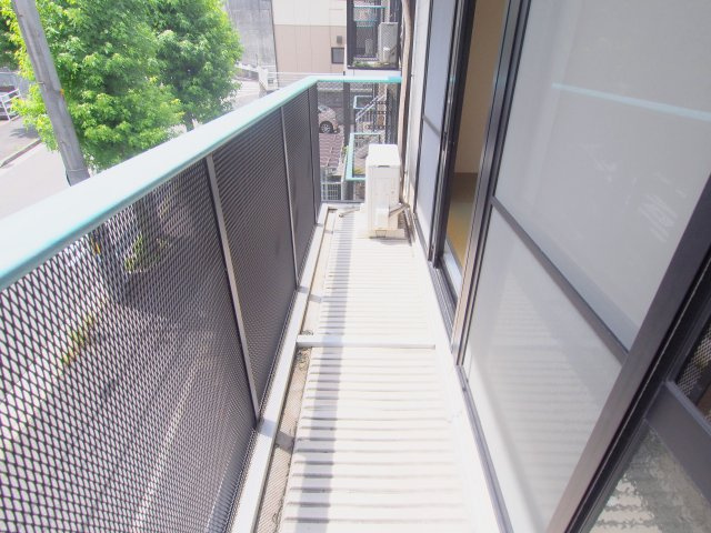 エクセル向井B棟のバルコニー