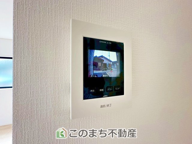 CRADLEGARDEN真岡市長田第23の設備|ＴＶモニター付きインターホンで防犯面もしっかり安心♪
