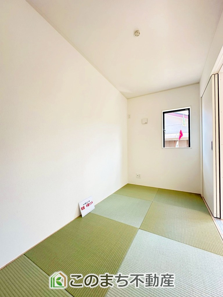 CRADLEGARDEN真岡市長田第23の和室|お子様の遊びやお昼寝、来客用の応接室など、ライフスタイルに合わせてお使いいただけます。
