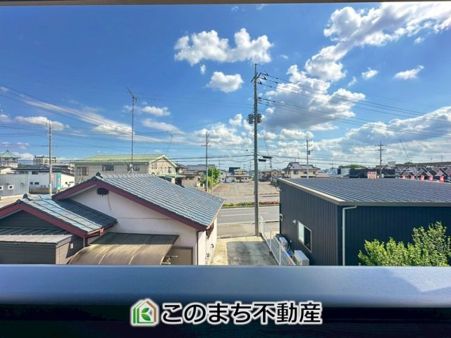 CRADLEGARDEN真岡市長田第23の展望|近隣に高い建物がないので、日差しもしっかりと確保できます。
