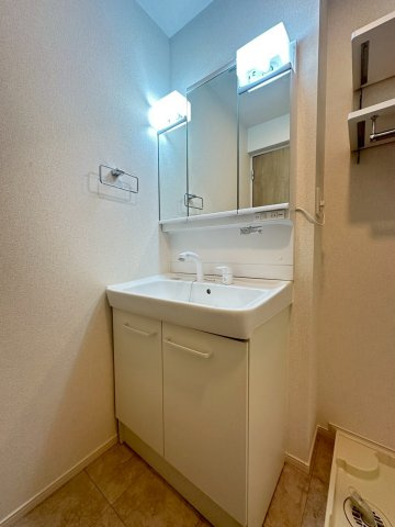 高槻市如是町のアパートの洗面所