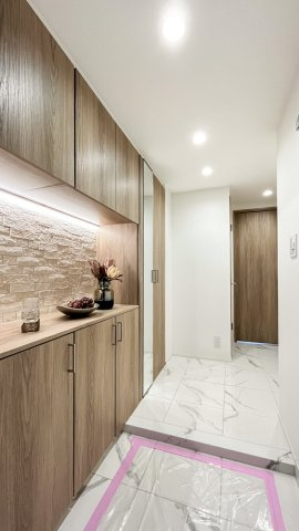 ピアースコード二子玉川の玄関|シンプルで使いやすい玄関です