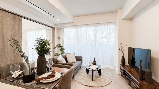 ピアースコード二子玉川の居間・リビング