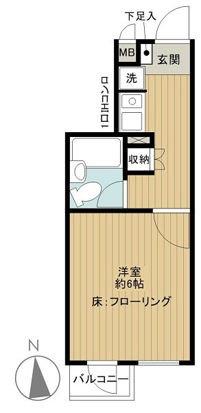 新品家具付きマンション上原12(KaGood東京)の間取り|※間取りと異なる場合は現状を優先します。
