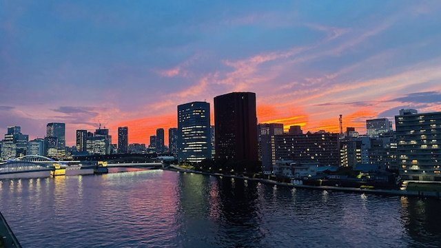 北西側バルコニーからの眺望