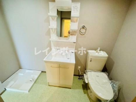 センターパーク平井Ⅶの独立洗面台