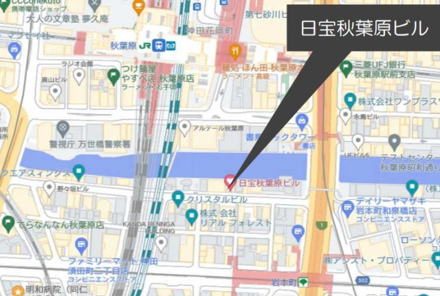 日宝秋葉原ビル　13F1の地図