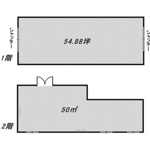 大阪市西区境川2丁目倉庫・事務所の間取り