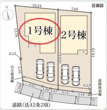【区画図】 | リーブルガーデン姫路市伊伝居２期 | 区画図