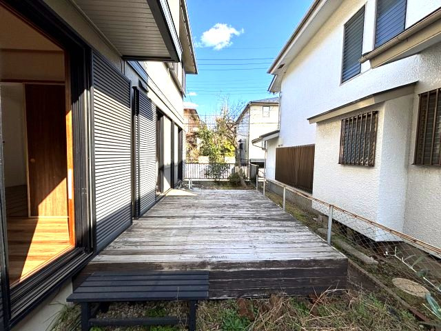 中古戸建　我孫子市泉の庭|ウッドデッキ付