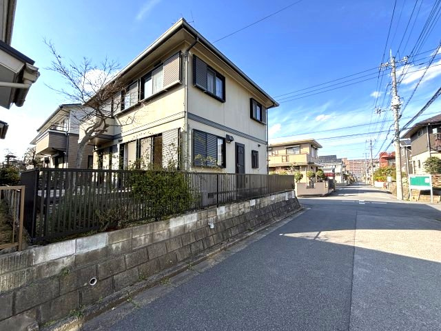 中古戸建　我孫子市泉の前面道路含む現地写真