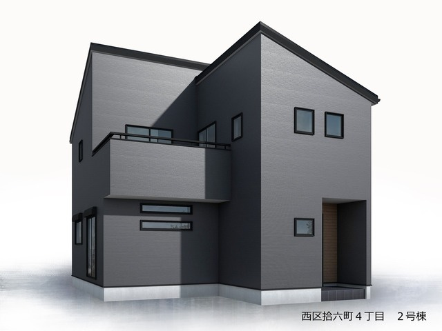 リーブルガーデン福岡市西区拾六町4丁目の外観パース