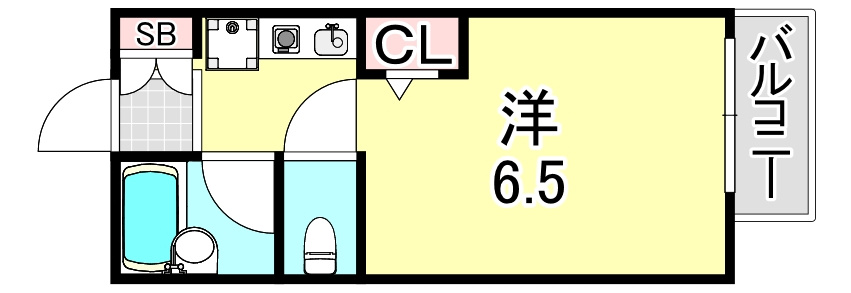 セジュール摩耶Ⅰの間取り