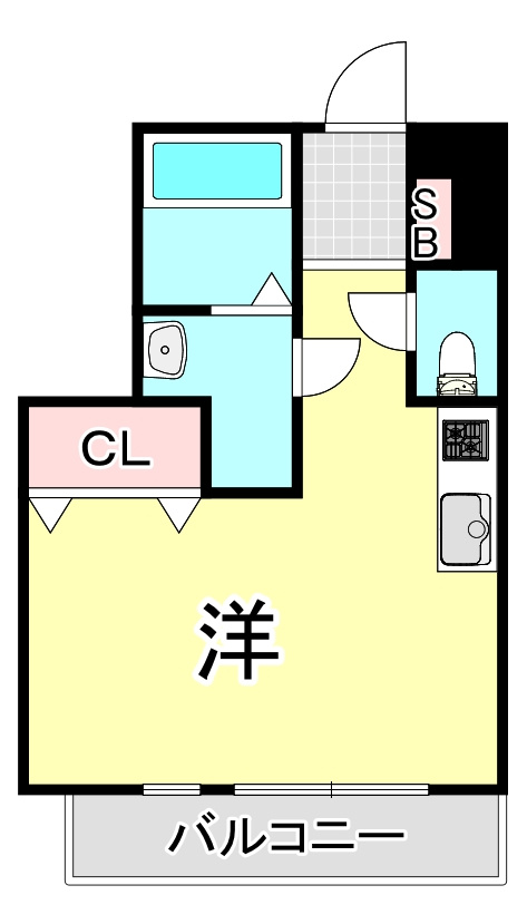 EXSONIA深江北町の間取り
