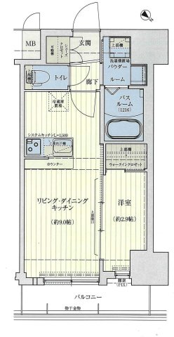 スワンズシティ神戸湊川Ⅱの間取り