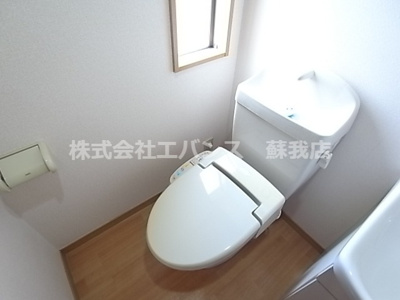 【トイレ】 | グレイス浜野 | ゆったりとした空間のトイレです