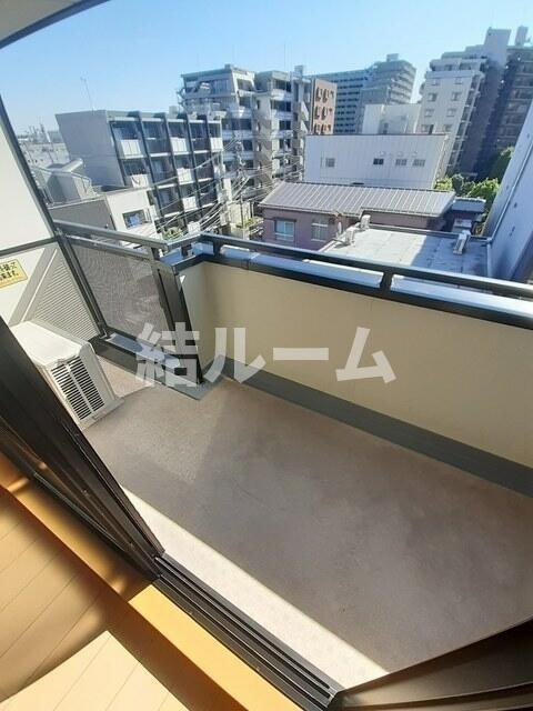 板橋区西台４丁目の賃貸マンションのバルコニー