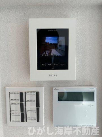 茅ヶ崎市東海岸南3丁目　新築戸建　全3棟のセキュリティ|TVモニター付きインターフォン