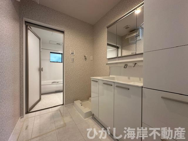 茅ヶ崎市東海岸南3丁目　新築戸建　全3棟の脱衣所|脱衣スペース