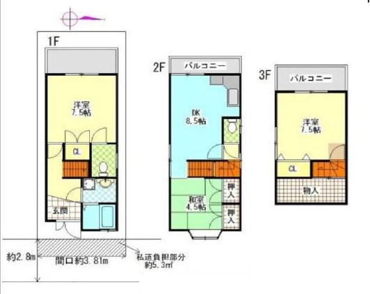 大阪市都島区大東町1丁目の間取り