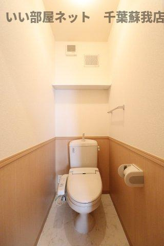 グランメールⅡのトイレ|ゆったりとした空間のトイレです