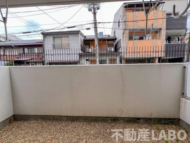 コスモコーポ北田辺のバルコニー