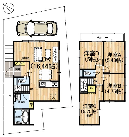 【間取り】 | K41350-大宮