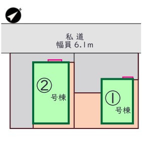 【区画図】 | 上古川第１１　２号棟