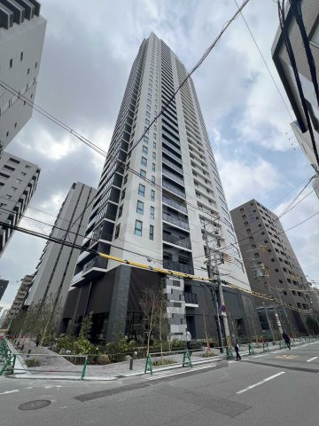 ジオタワー新町　堀江小学校の外観|ジオタワー新町　外観