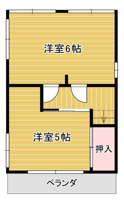 入間郡三芳町大字北永井の一戸建ての間取り