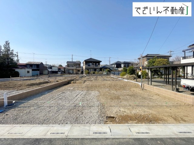 【外観】 | blooming garden行田市桜町1丁目【平屋】新築住宅 | ≪2号棟≫
現地(2026年3月撮影)