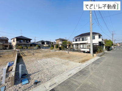 【外観】 | blooming garden行田市桜町1丁目【平屋】新築住宅 | ≪2号棟≫
現地(2026年3月撮影)