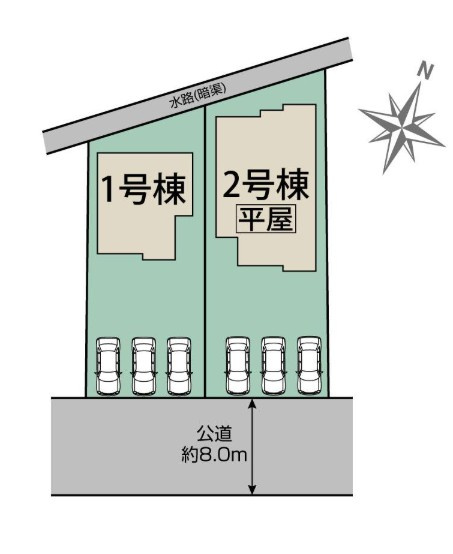 【区画図】 | blooming garden行田市桜町1丁目【平屋】新築住宅