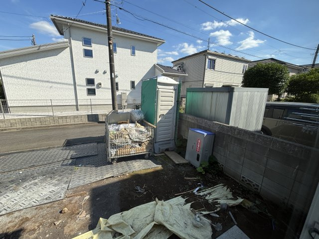 南街平屋ＷＥＳＴのバルコニー