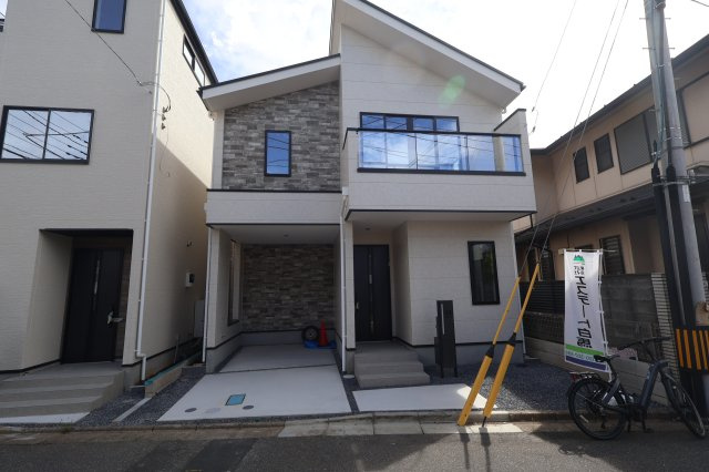 《仲介手数料無料》大宮区土手町１丁目273-5新築一戸建てケイアイグレイスの外観|撮影日 2026年8月28日 10:00 晴れ