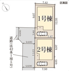 リーブルガーデン明石市貴崎4期の区画図