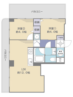 【間取り】 | 秀和大山レジデンス