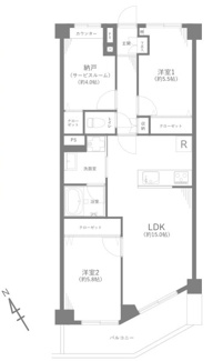【間取り】 | シャルム南砂町