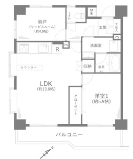 【間取り】 | ロイヤルステージ浅草