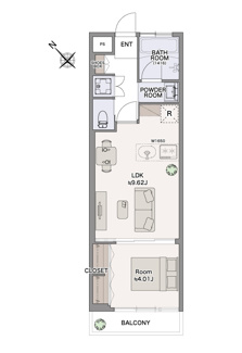 【間取り】 | 渋谷マンション