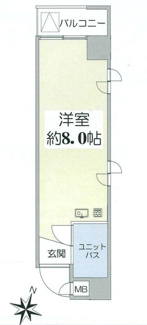 【間取り】 | タイガースマンション笹塚
