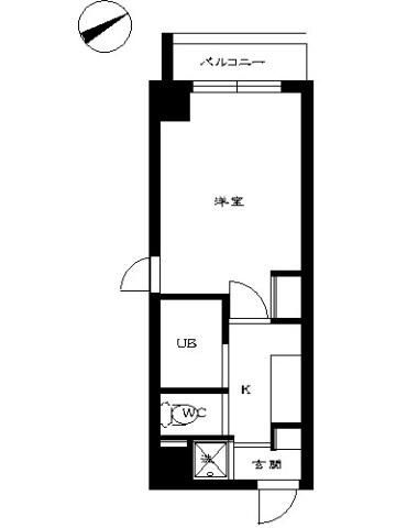 スカイコート早稲田壱番館の間取り