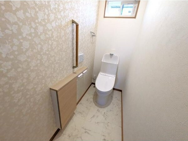名古屋市中川区横前　新築一戸建てのトイレ|落ち着いたトイレです