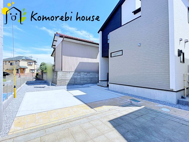 【大宮　East Terrace】さいたま市見沼区大谷　新築一戸建て　ブルーミングガーデン　03の駐車場|26.5.9　撮影済み